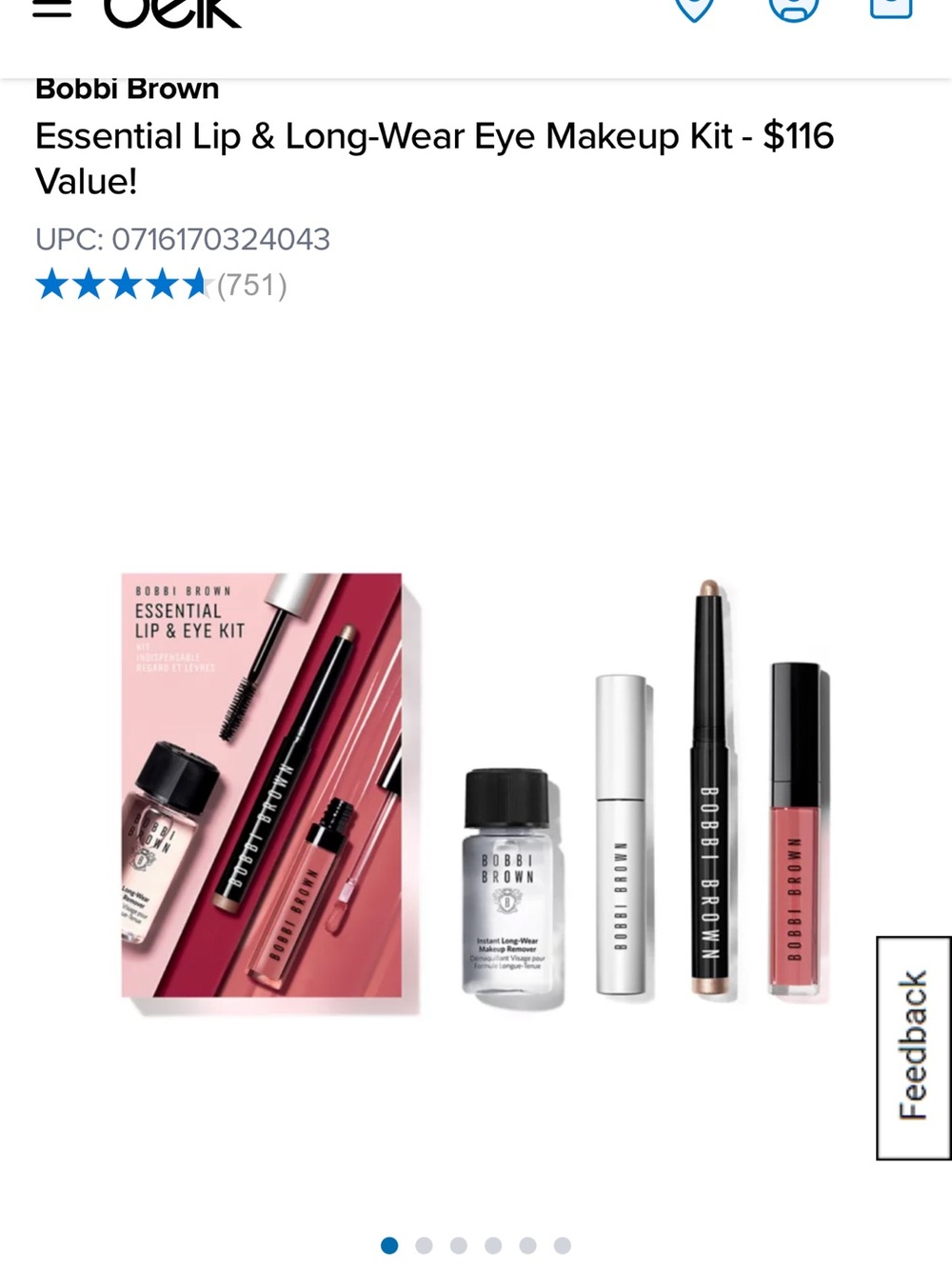 Bobbi Brown Lip & Eye Makeup Kit – Rose Pink Shades